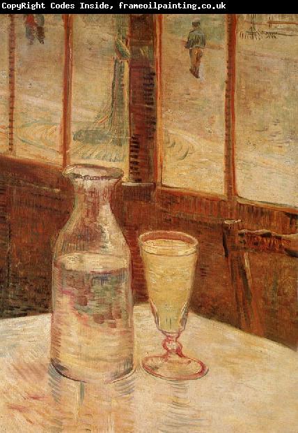 Vincent Van Gogh An absinthe glass and water decanter